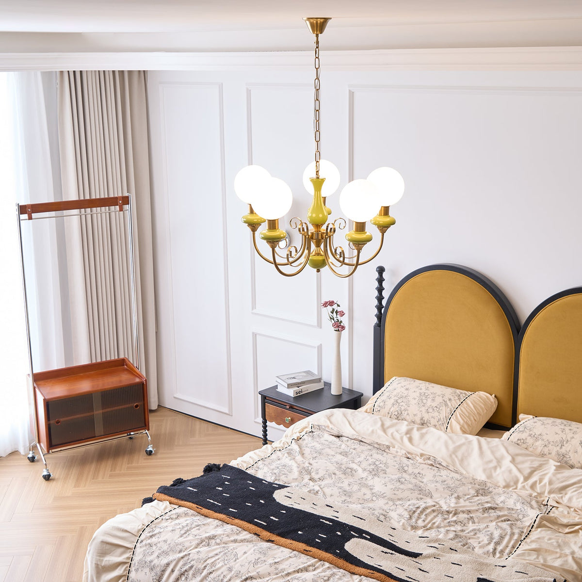 Onyx Glass Chandelier