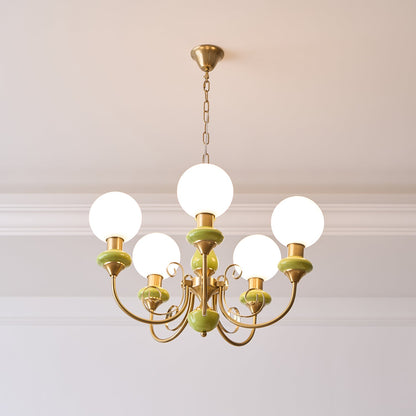 Onyx Glass Chandelier