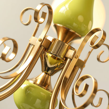 Onyx Glass Chandelier