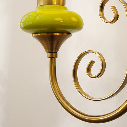 Onyx Glass Chandelier