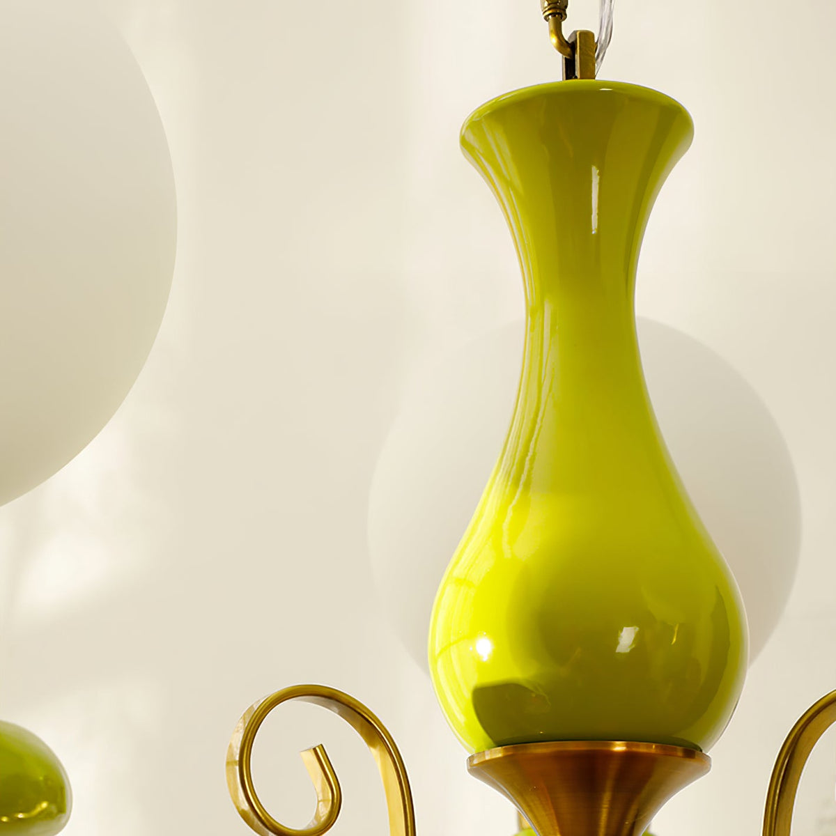 Onyx Glass Chandelier