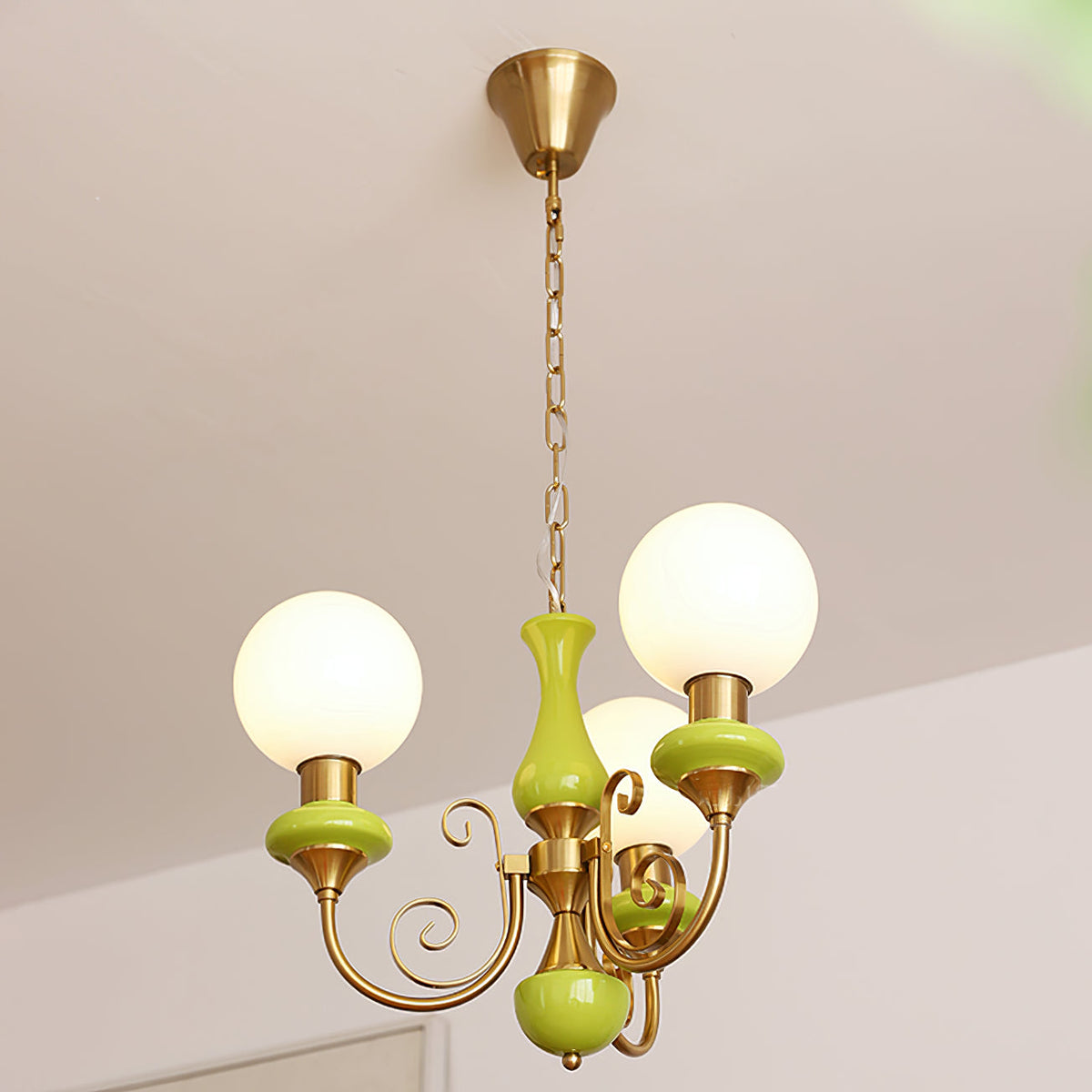 Onyx Glass Chandelier