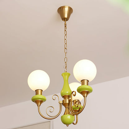 Onyx Glass Chandelier