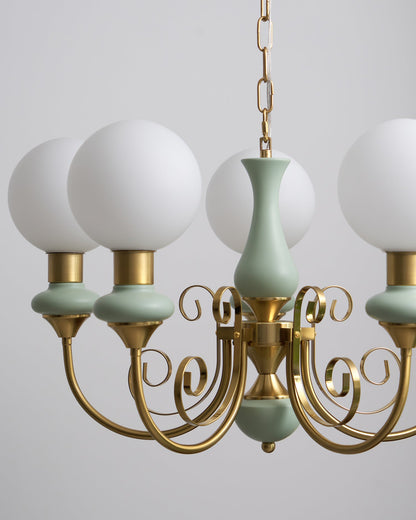 Onyx Glass Chandelier