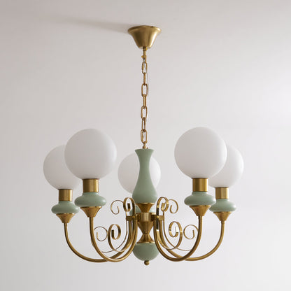 Onyx Glass Chandelier