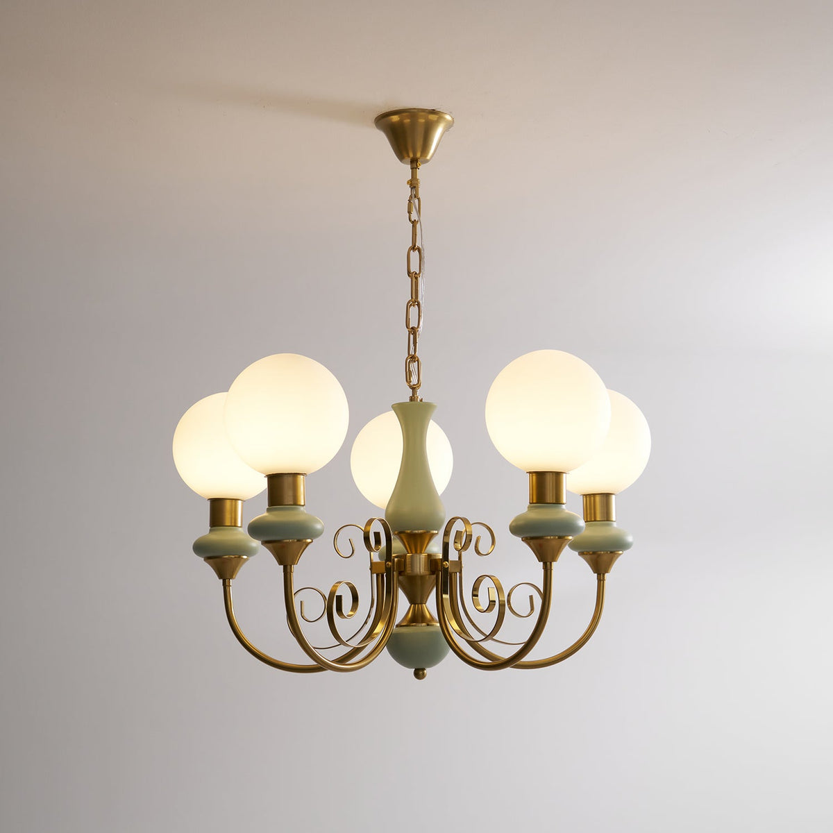 Onyx Glass Chandelier