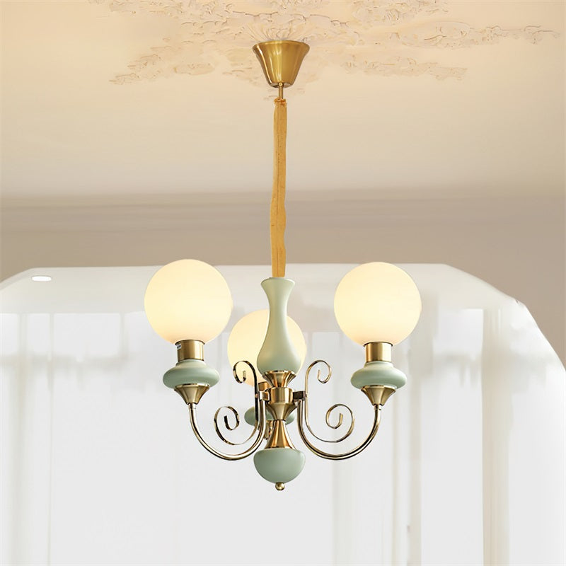 Onyx Glass Chandelier