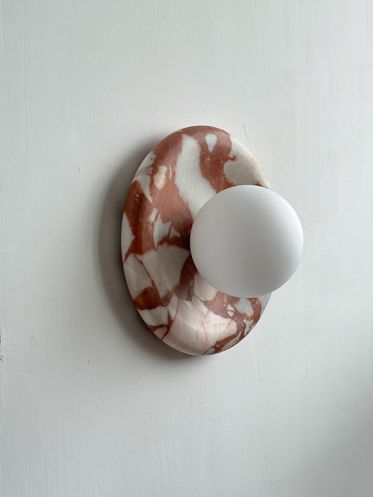 Orli Red Marble Sconce