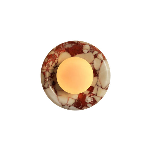 Orli Red Marble Sconce