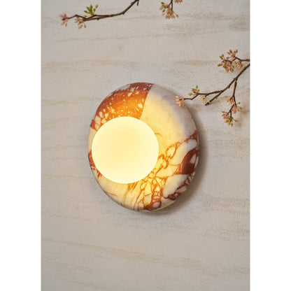 Orli Red Marble Sconce