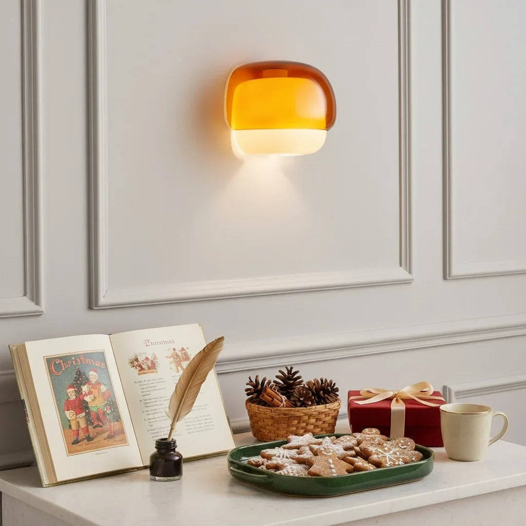 Orvenis Macaron Coloured Glass Wall Light