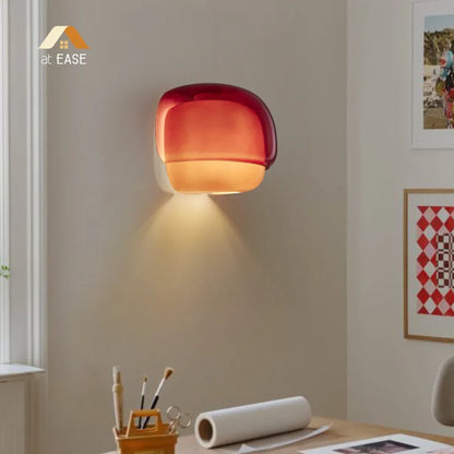 Orvenis Macaron Coloured Glass Wall Light