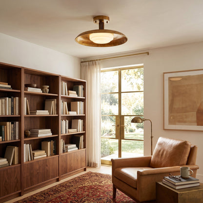 Pot-Lid Style Flat-Panel Ceiling Light