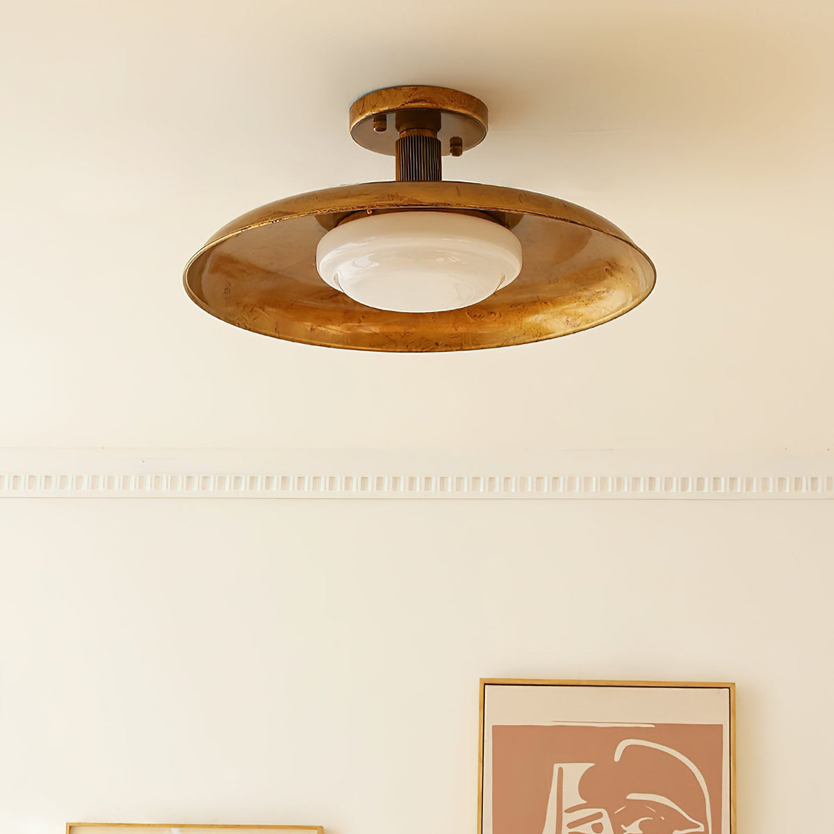 Pot-Lid Style Flat-Panel Ceiling Light