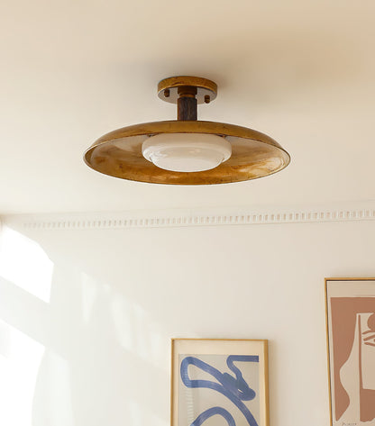 Pot-Lid Style Flat-Panel Ceiling Light