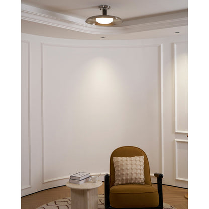 Pot-Lid Style Flat-Panel Ceiling Light