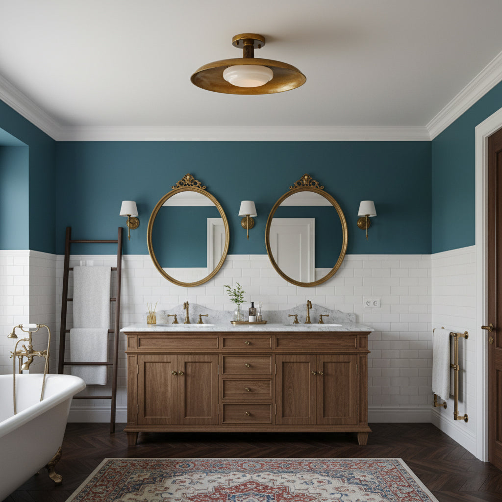 Pot-Lid Style Flat-Panel Ceiling Light
