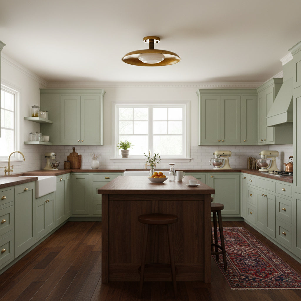 Pot-Lid Style Flat-Panel Ceiling Light