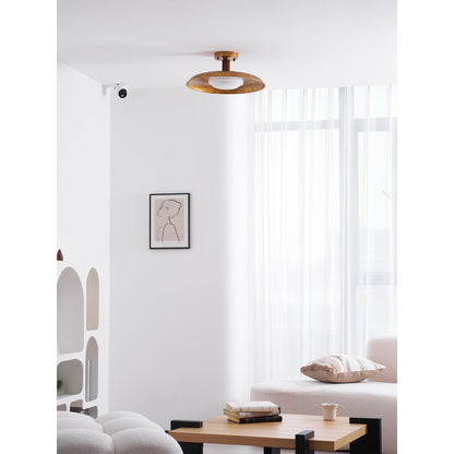 Pot-Lid Style Flat-Panel Ceiling Light