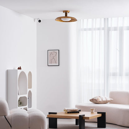 Pot-Lid Style Flat-Panel Ceiling Light