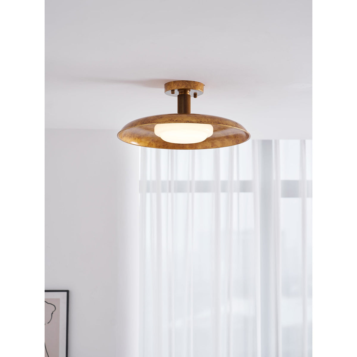 Pot-Lid Style Flat-Panel Ceiling Light