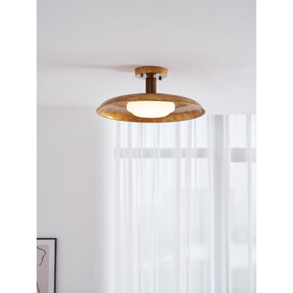 Pot-Lid Style Flat-Panel Ceiling Light
