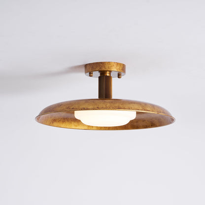 Pot-Lid Style Flat-Panel Ceiling Light