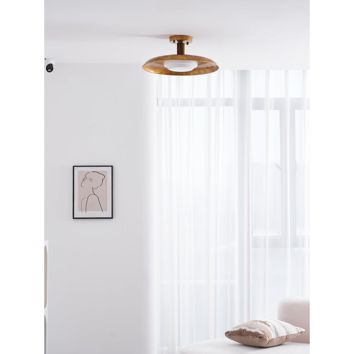 Pot-Lid Style Flat-Panel Ceiling Light
