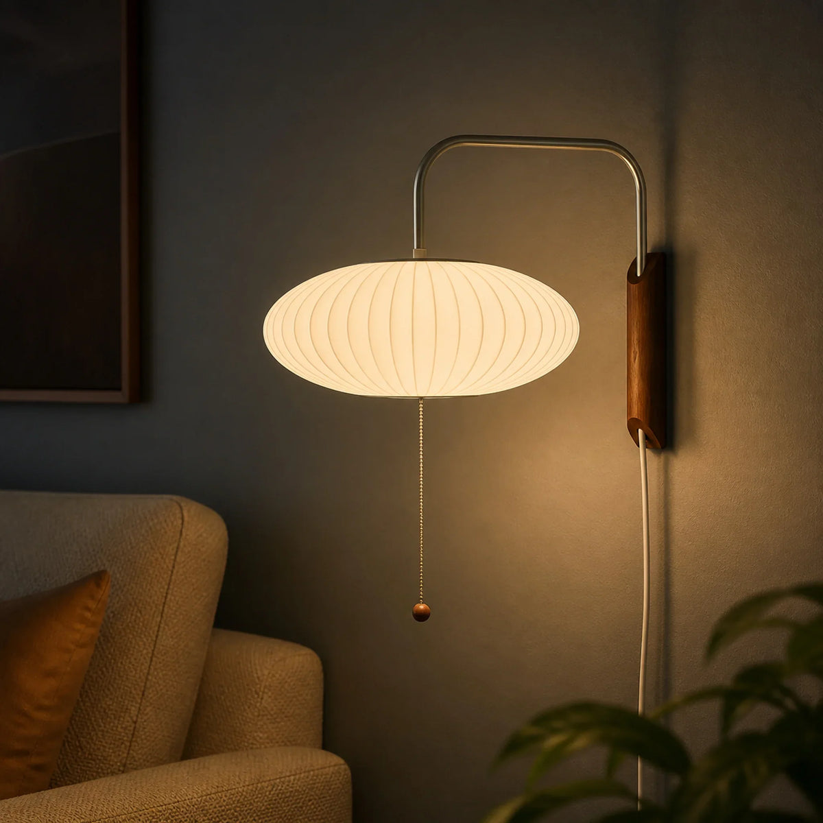 Owen Modern Ribbed Bubble Wall Sconce