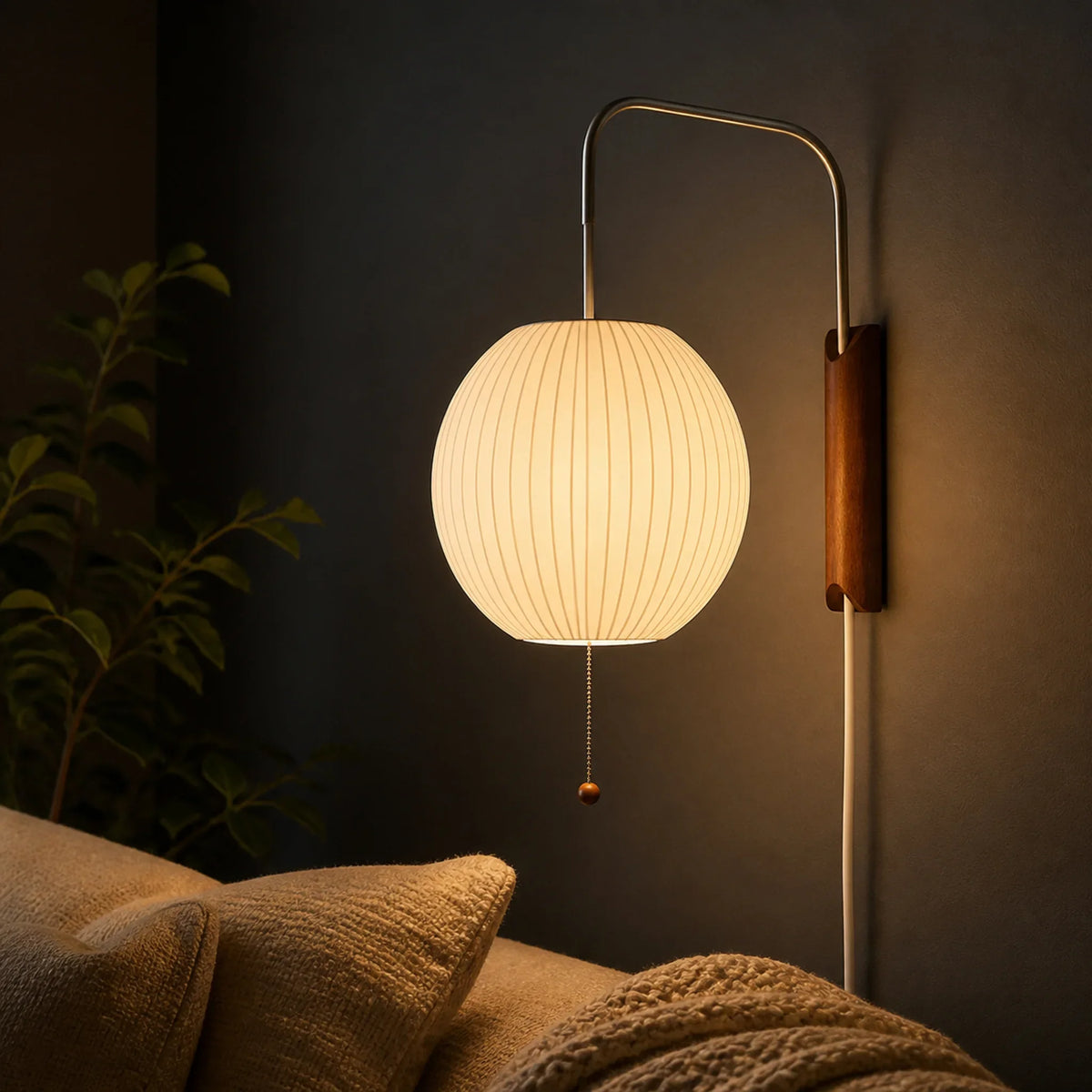 Owen Modern Ribbed Bubble Wall Sconce