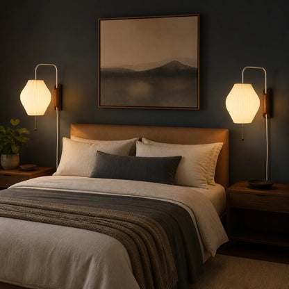 Owen Modern Ribbed Bubble Wall Sconce