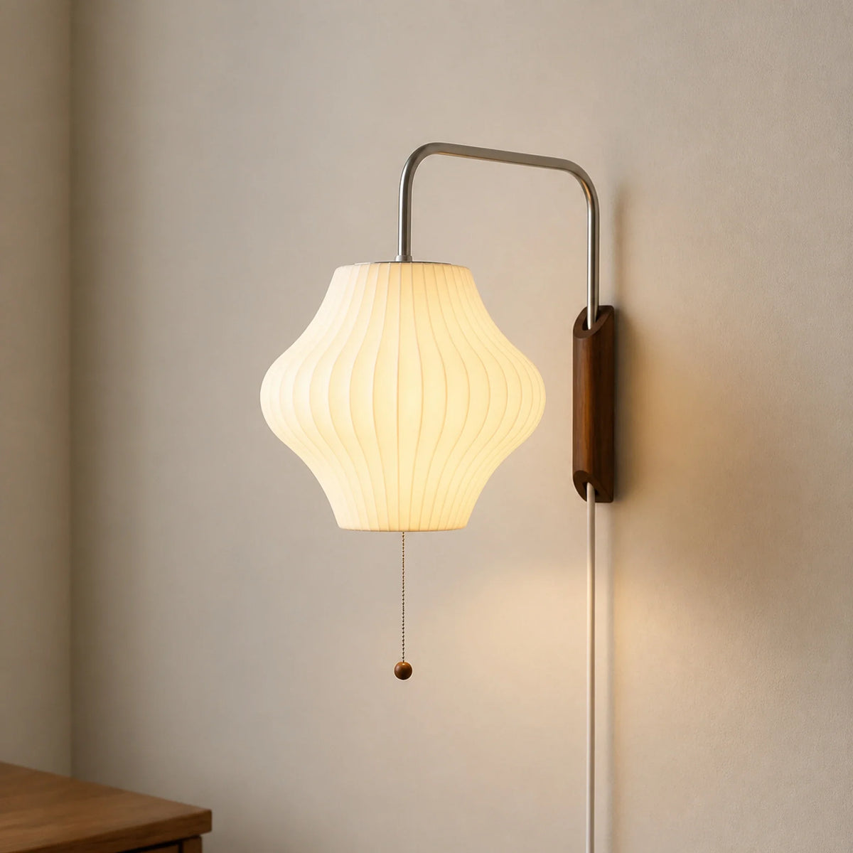 Owen Modern Ribbed Bubble Wall Sconce
