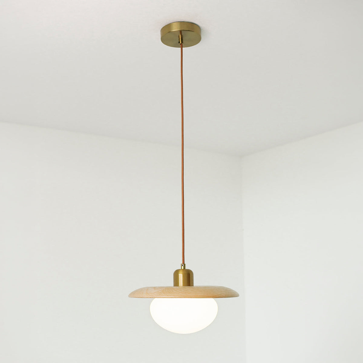 Kato Wooden Shade Japandi Pendant Light