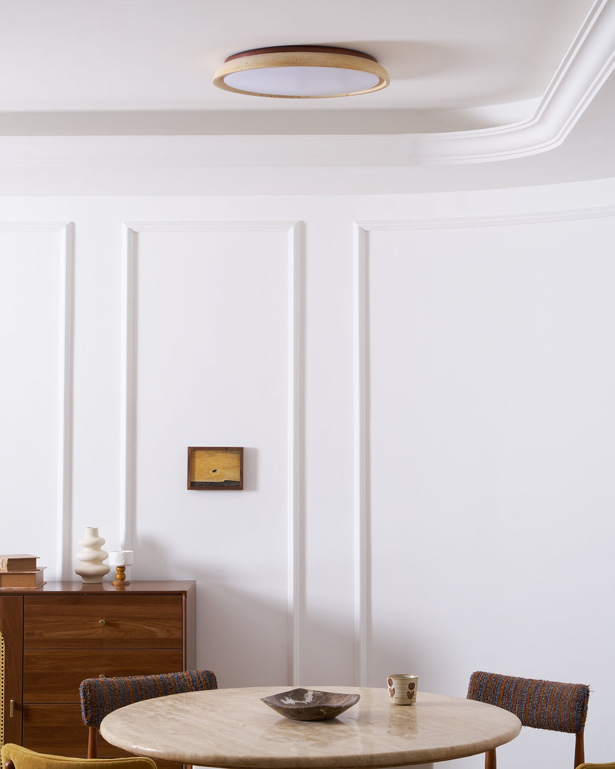 Piedra Travertine Ceiling Light