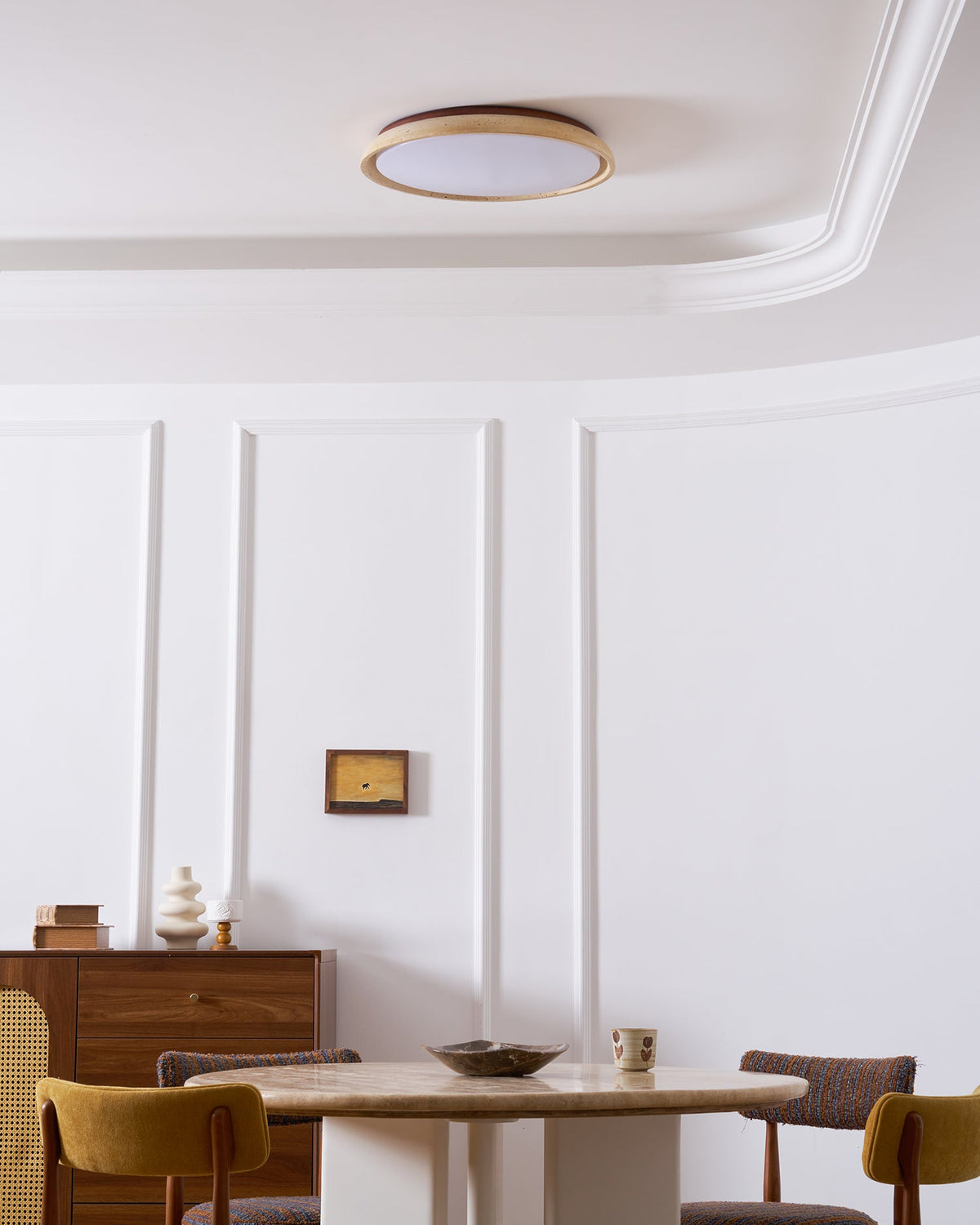 Piedra Travertine Ceiling Light