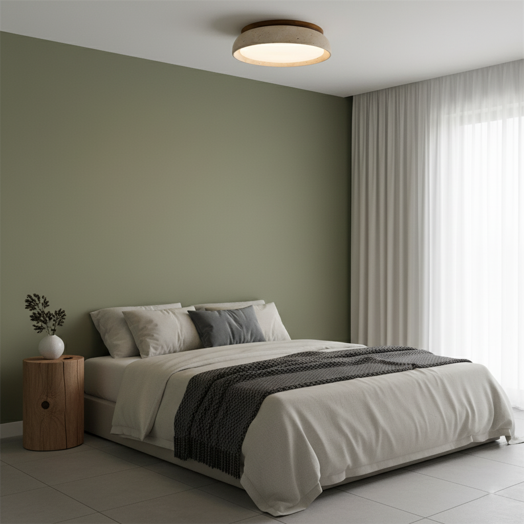 Piedra Travertine Ceiling Light