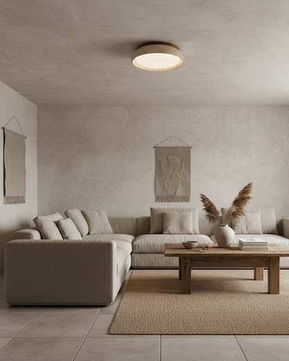Piedra Travertine Ceiling Light