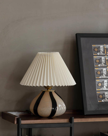 Pleated Cavolo Table Lamp