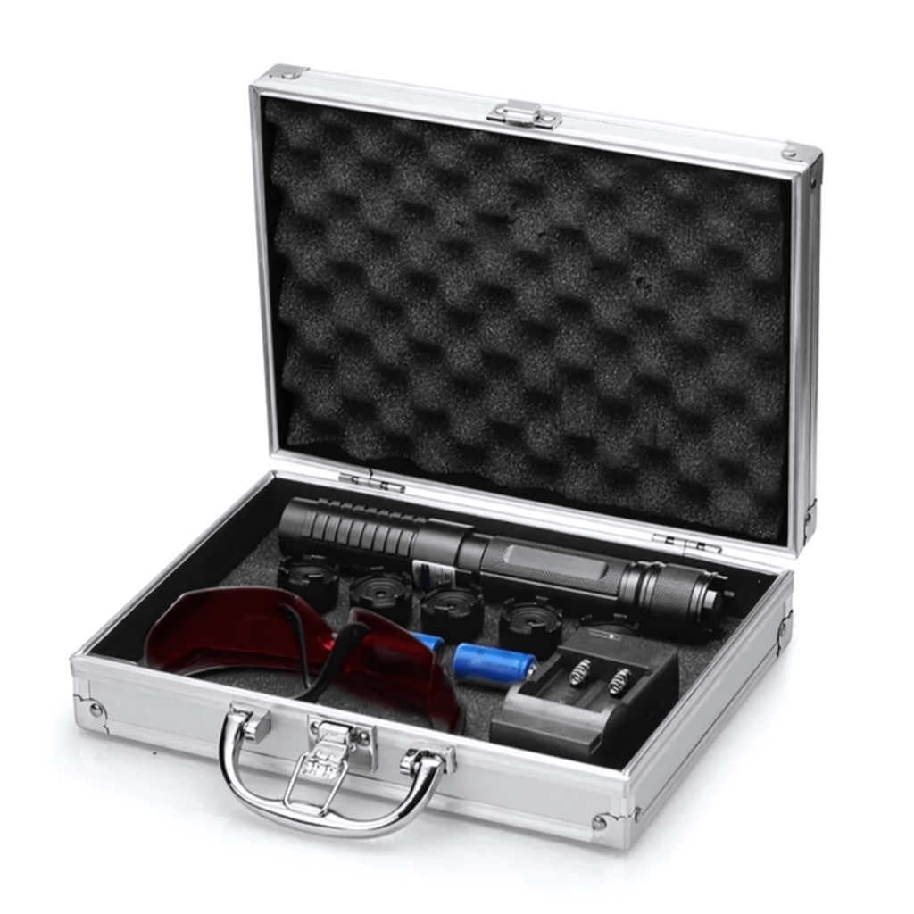 High Power Blue Laser Pointer Set | Long Range 450nm Laser Pointer with Portable Design | Bright Beam for Outdoor & Astronomy