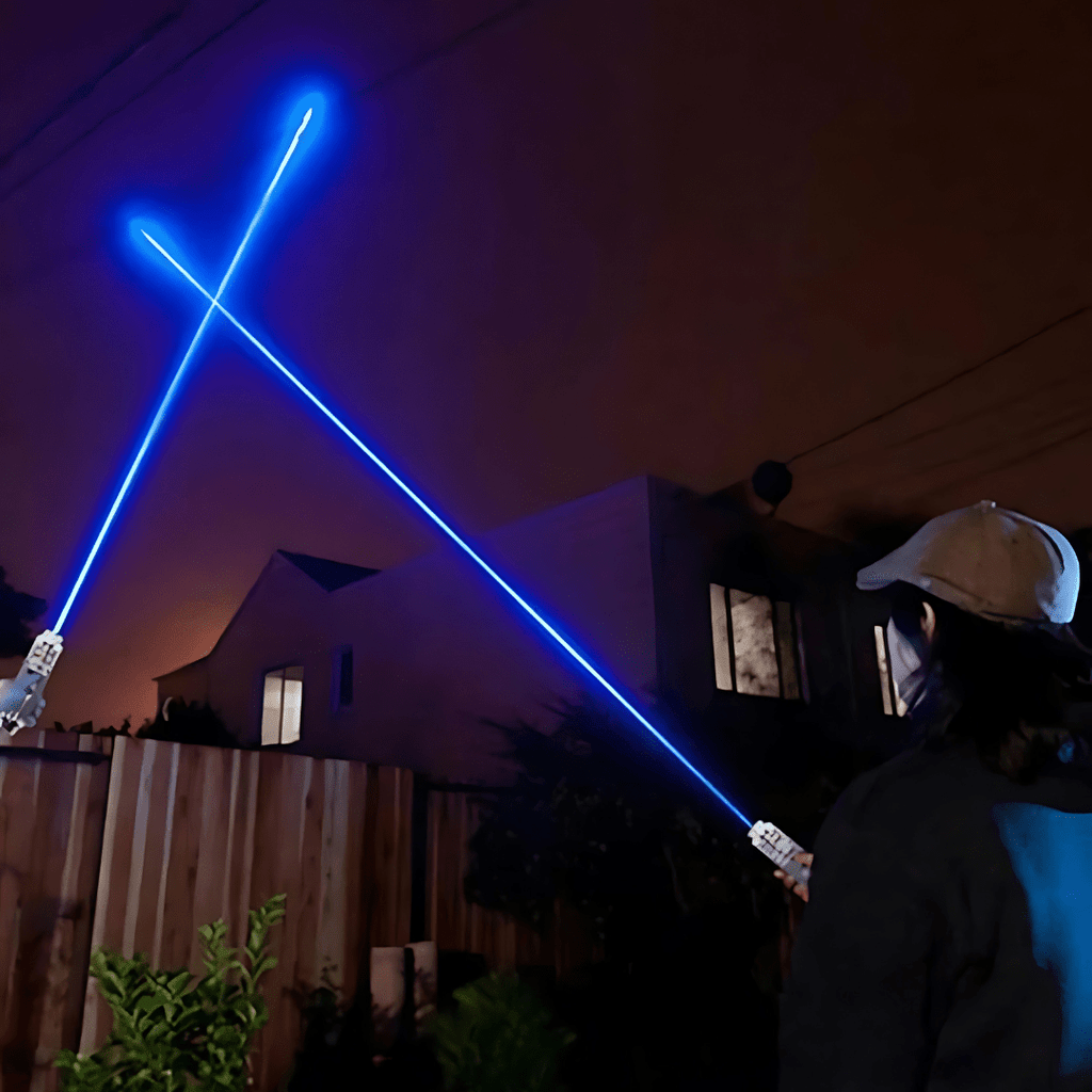 High Power Blue Laser Pointer Set | Long Range 450nm Laser Pointer with Portable Design | Bright Beam for Outdoor & Astronomy