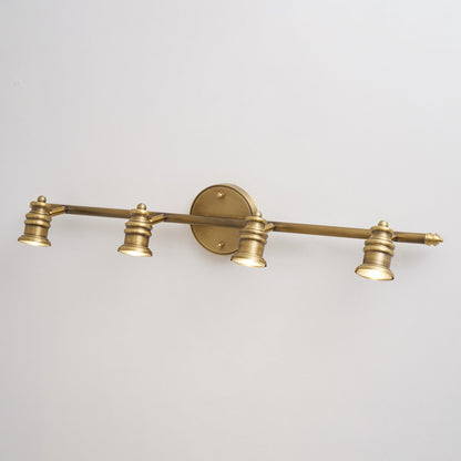 Halophane Brass Wall Lamp