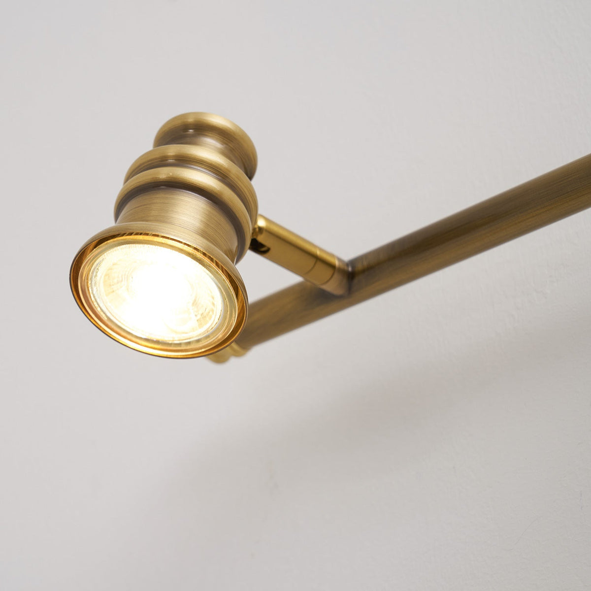 Halophane Brass Wall Lamp