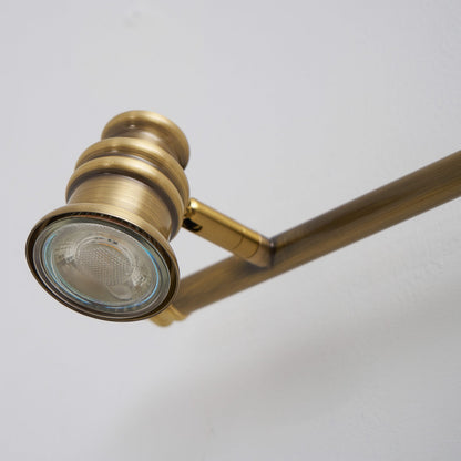 Halophane Brass Wall Lamp