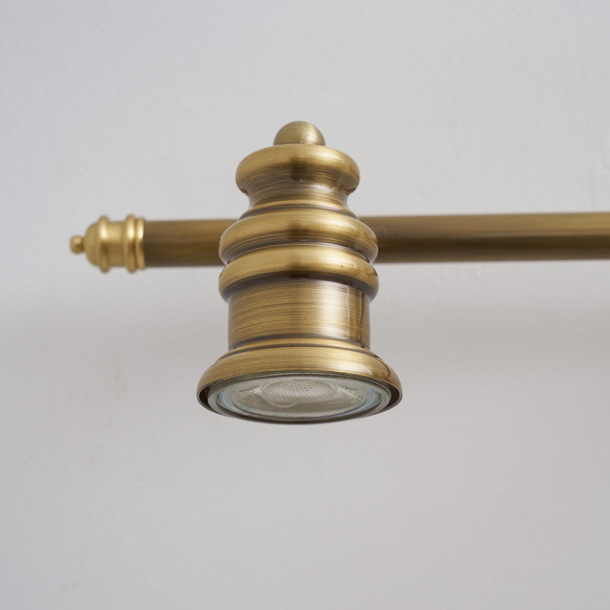 Halophane Brass Wall Lamp