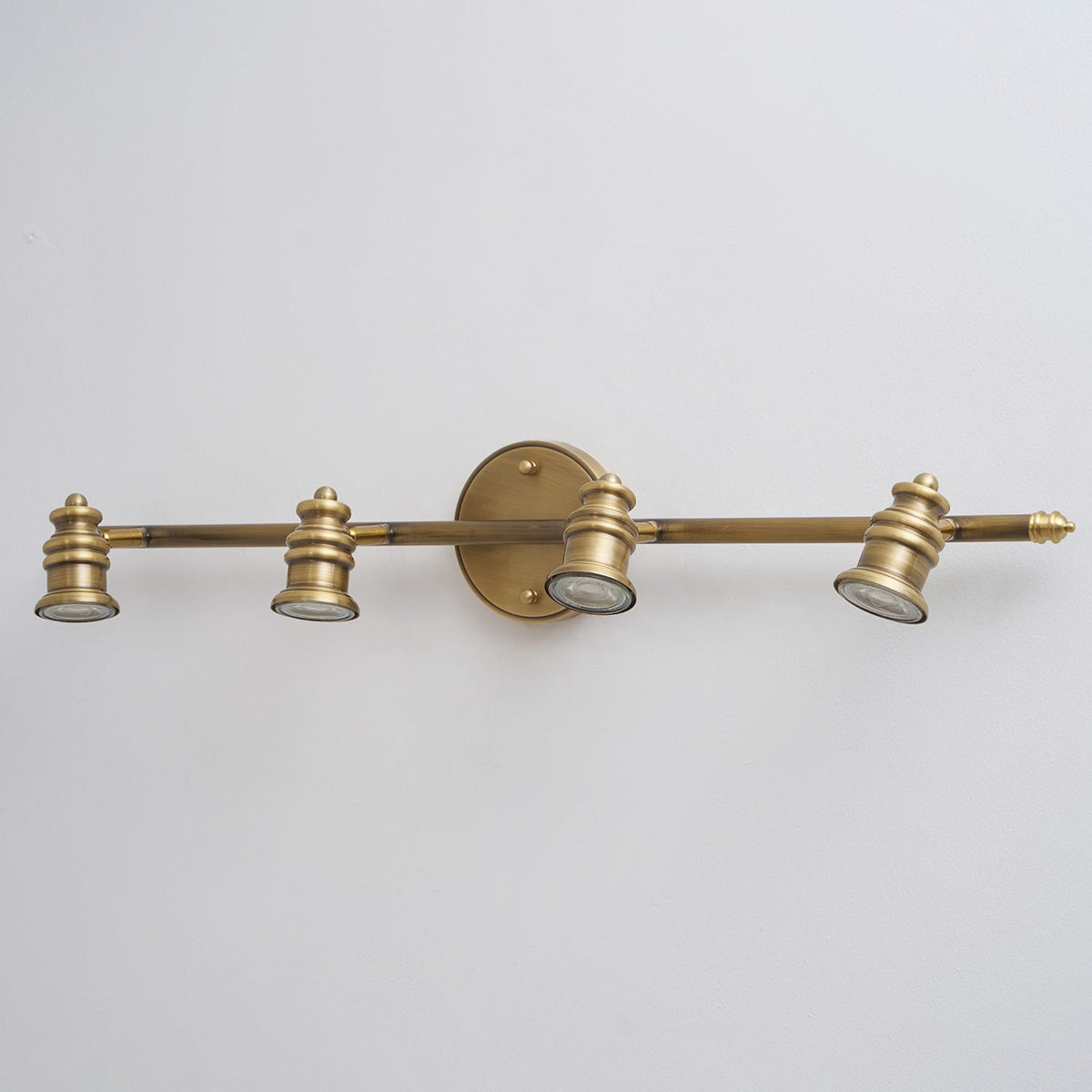 Halophane Brass Wall Lamp