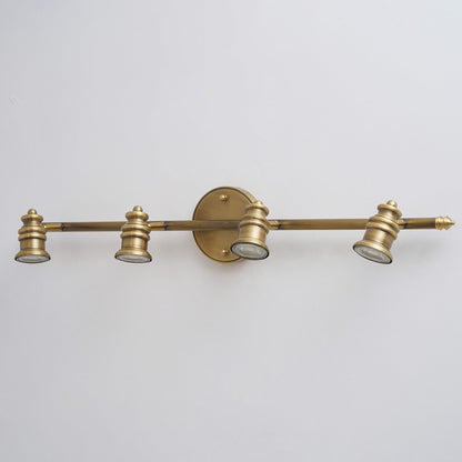 Halophane Brass Wall Lamp