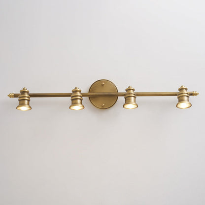 Halophane Brass Wall Lamp