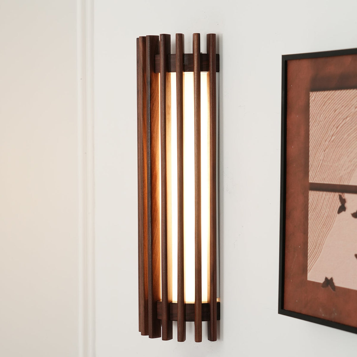 Muto Walnut Indoor Wall Lamp