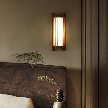 Muto Walnut Indoor Wall Lamp