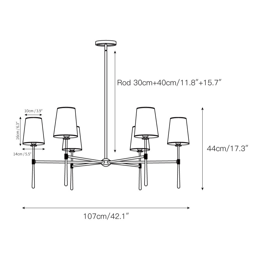 Rhodes Round Chandelier